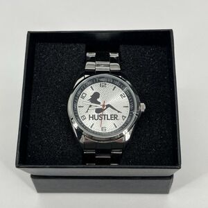 Game Time Men's Silver Hustler Watch TXT Series Sitting Lady Logo New‎